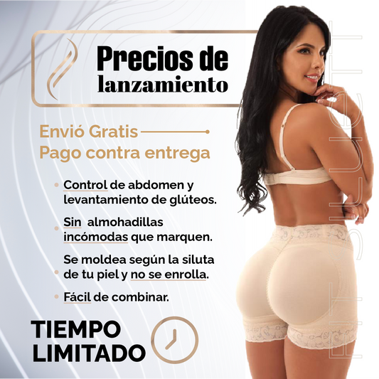 Short Levanta Gluteos para moldear la figura y mejorar la postura.